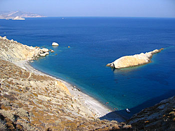 Katergo beach on Folegandros. 