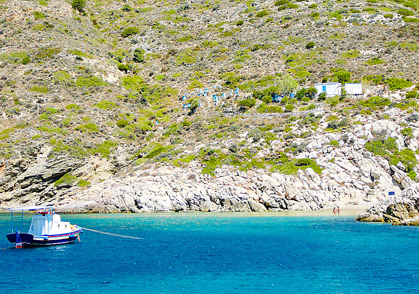 The best beaches on Fourni. Agios Ioannis beach.