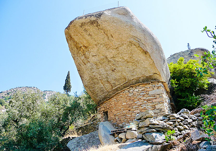 Anti-pirate house close to Mavrianou Monastery on Ikaria in Greece.