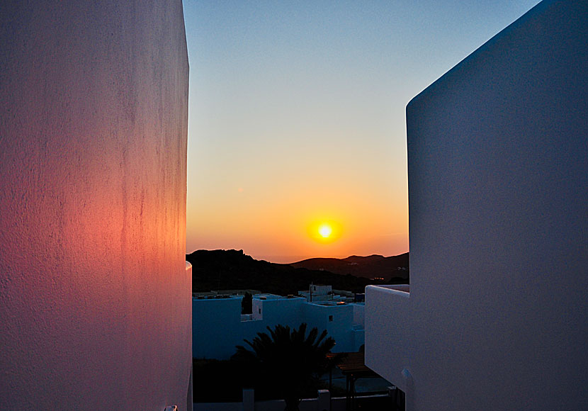 The sunset on Ios is one of the most beautiful in the entire Cyclades.
