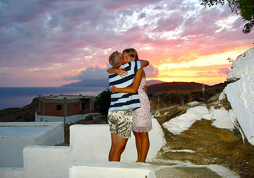 Getting married on the island of Ios in the Cyclades.
