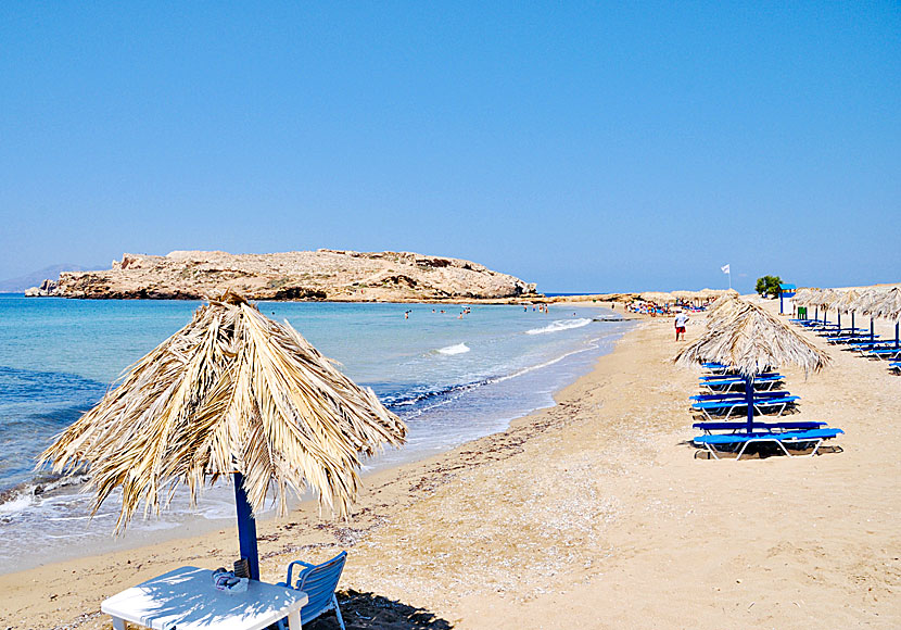 Koumbara beach on Ios in the Cyclades.