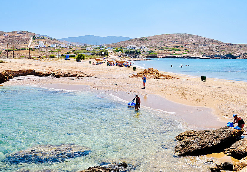 Koumbara beach in Ios  island.