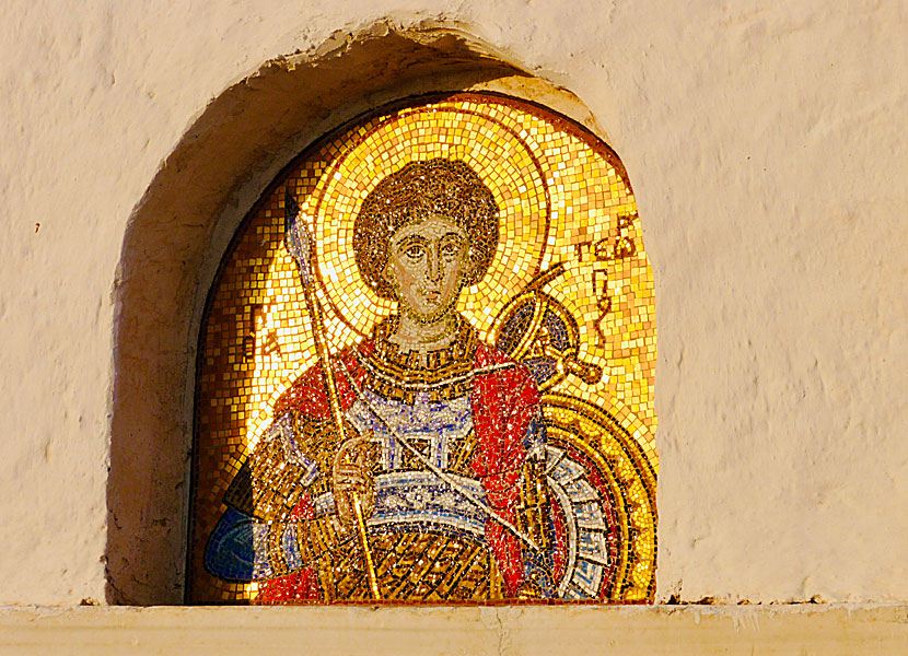 Saint Agios Nikolaos on Ios in Greece.