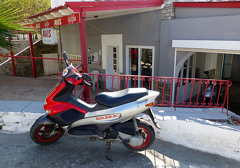 Rent a car and scooter at AVIS in Kalymnos.