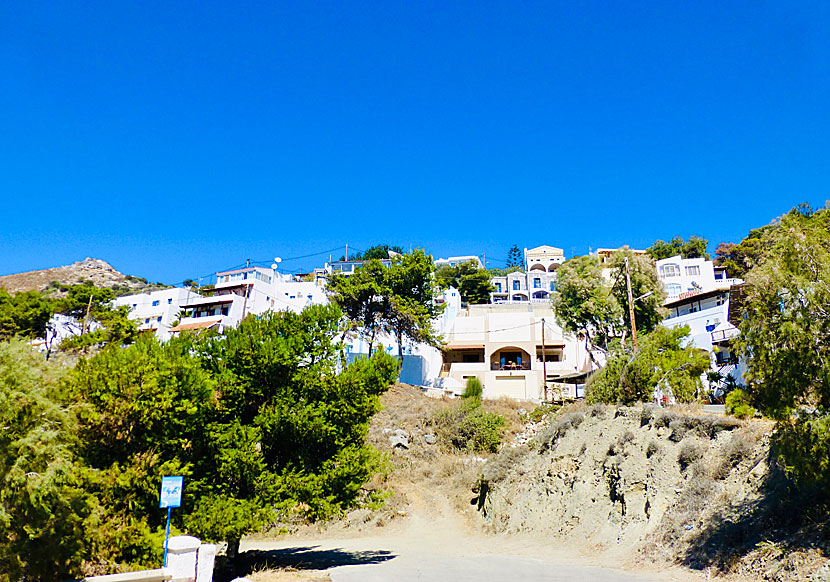 Hotelsabove Platys Gialos beach on Kalymnos.
