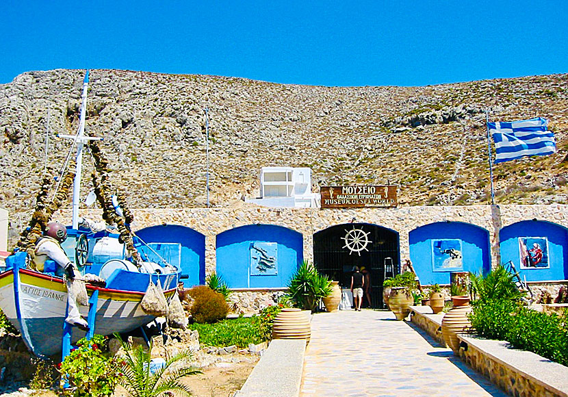 Don't miss the Sea World of Valsamidis when you travel to Vlychadia on Kalymnos.