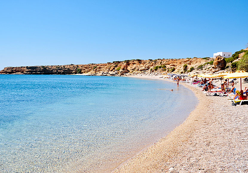 The best beaches on Karpathos. Christou Pigadi beach.