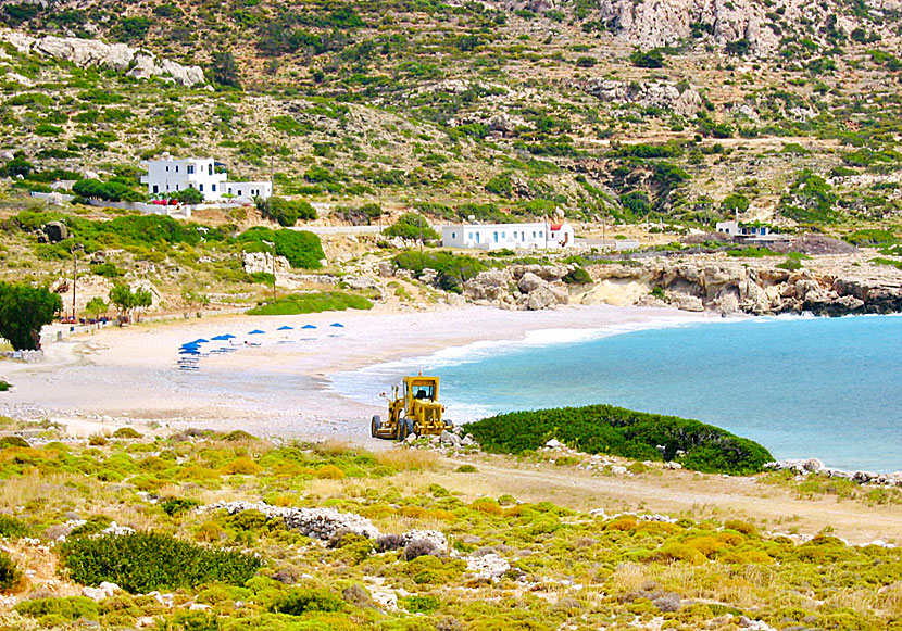 Potali beach near Lefkos on Karpathos.