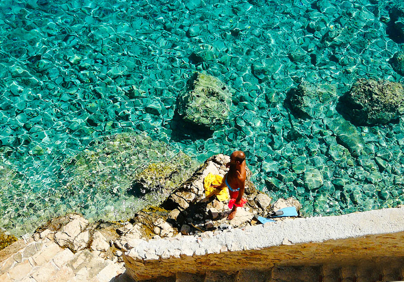 If you like to dive and snorkel with snorkels and mask, Kastellorizo is perfect.