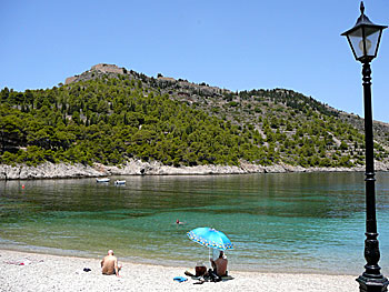 Assos beach on Kefalonia.