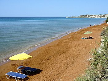 Xi and Megas Lakos beach on Kefalonia.