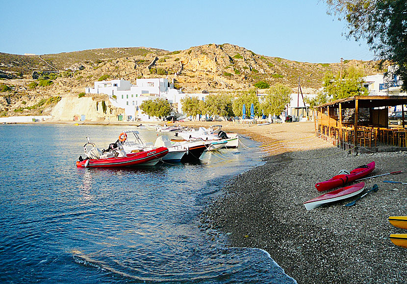 Psathi beach at Kimolos near Milos in the Cyclades.