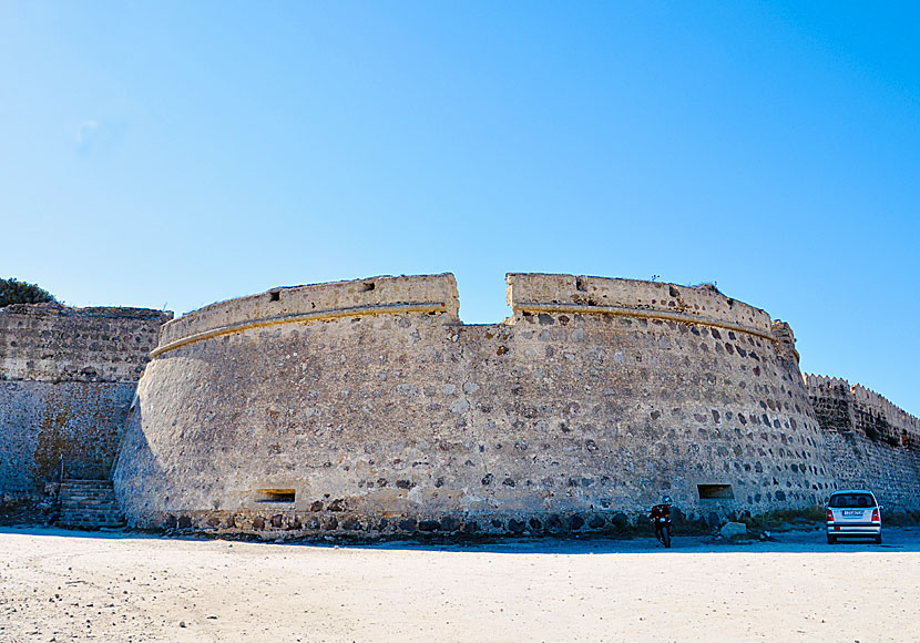 Antimachia Castle near the airport on Kos in Greece.