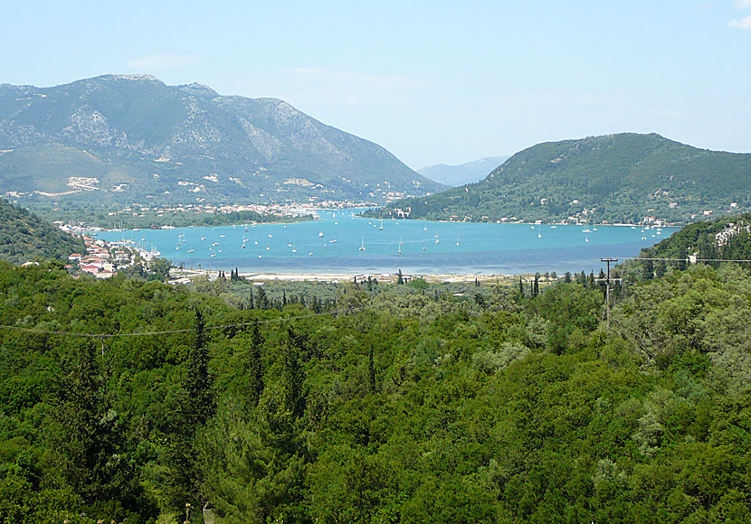 The bay of Vlichos. Lefkada.