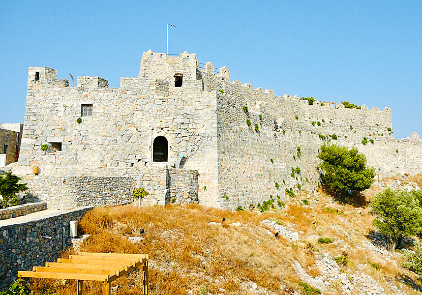 Castle of Panteli on Leros in Greece.