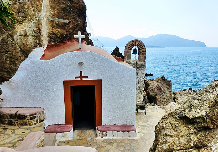 Crab Church of Panagia Kavouradena on Leros in Greece.