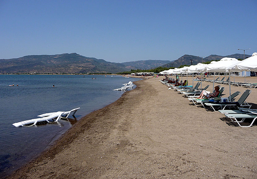 Skala Kalloni beach. Lesvos.