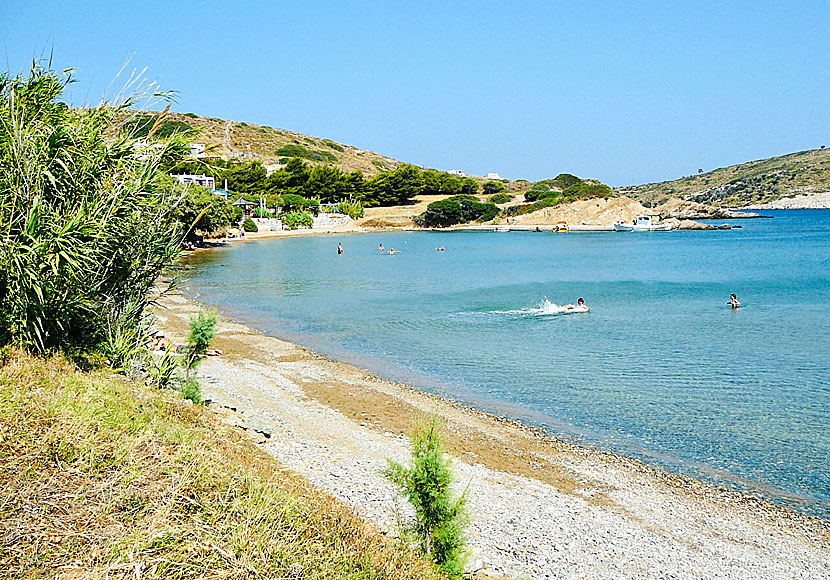 The best beaches on Lipsi. Katsadia beach.