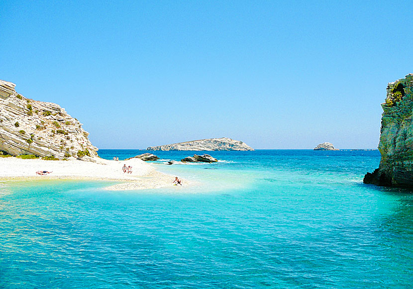 Aspronisi (White island) island near the island of Lipsi in Greece.