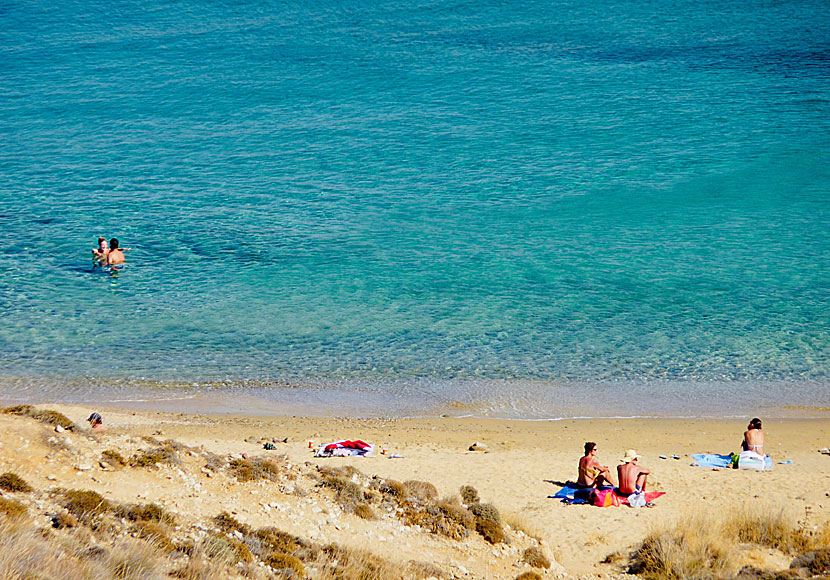 Agios Sostis is one of the few unexploited beaches on Mykonos.