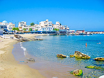 Apollonas beach on Naxos.