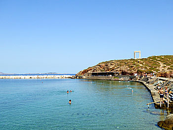 Laguna beach on Naxos.