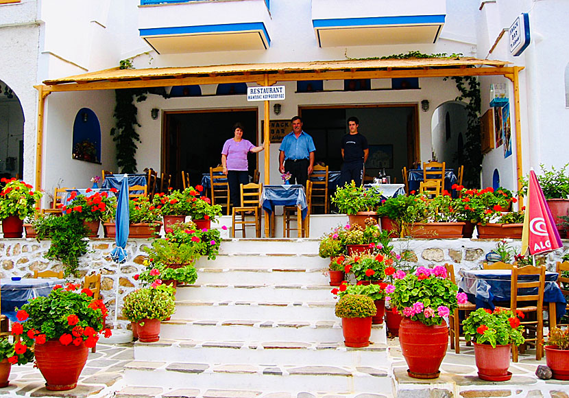 Taverna Delfinaki in Lionas on Naxos.