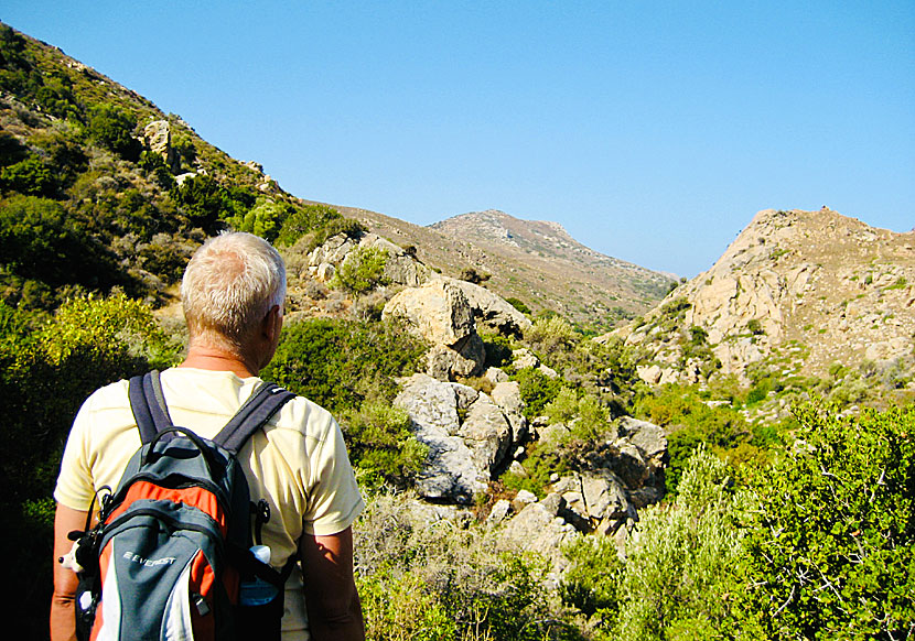 Hike on Naxos in Greece.