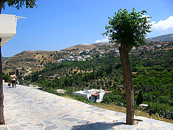 The village Melanes & Kourounochori on Naxos.