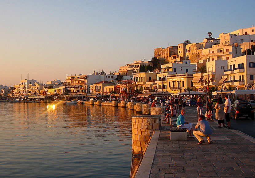Naxos Town.