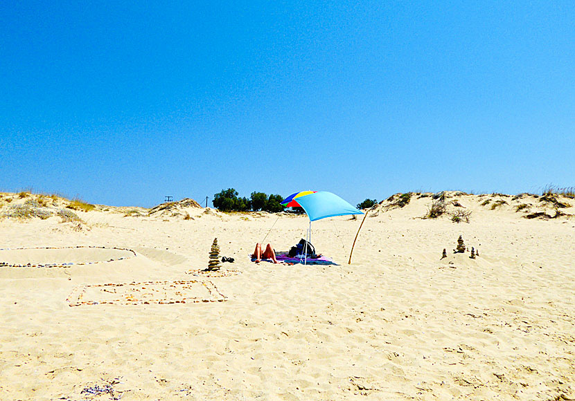 If you like to sunbathe and swim naked, Plaka beach on Naxos is perfect.