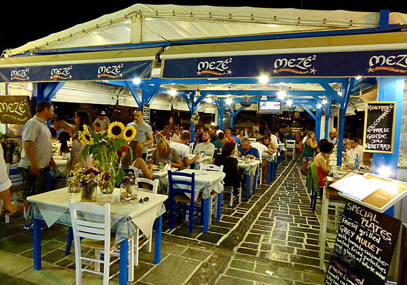 Restaurant Meze Meze in Naxos town.