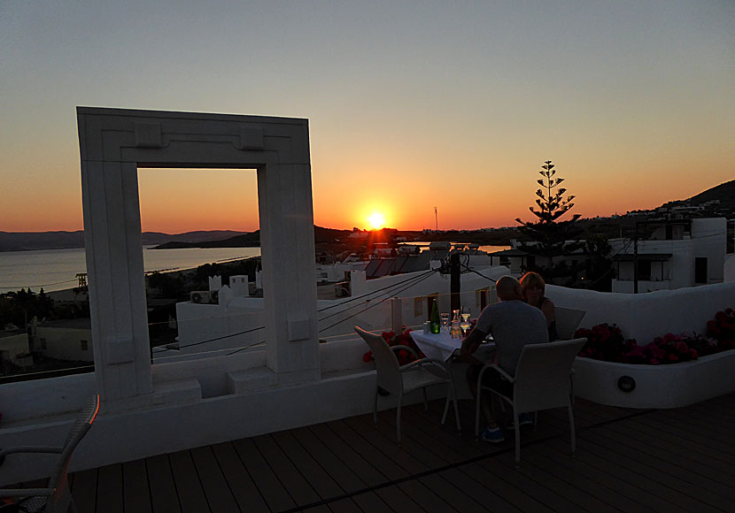 Little Portara at Naxos Island Hotel in Agios Prokopios.
