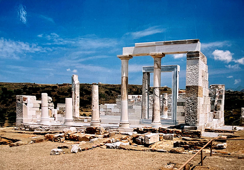 The Temple of Demeter in Naxos is from the 6th century BC.