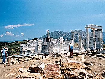 Tempel of Demeter on Naxos.