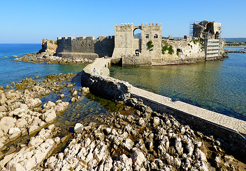 The famous Castle of Methoni on the Peloponnese.