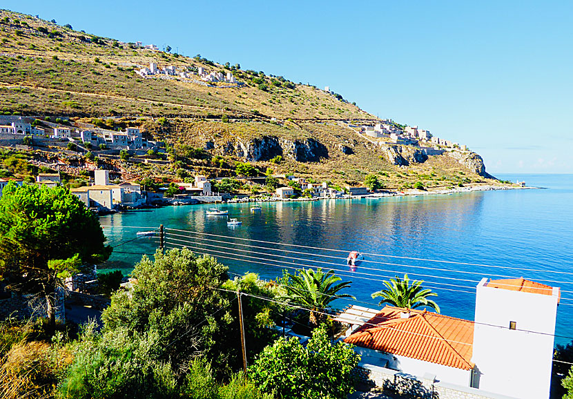 In the small village of Limeni in Mani in the Peloponnese there are some hotels and restaurants.