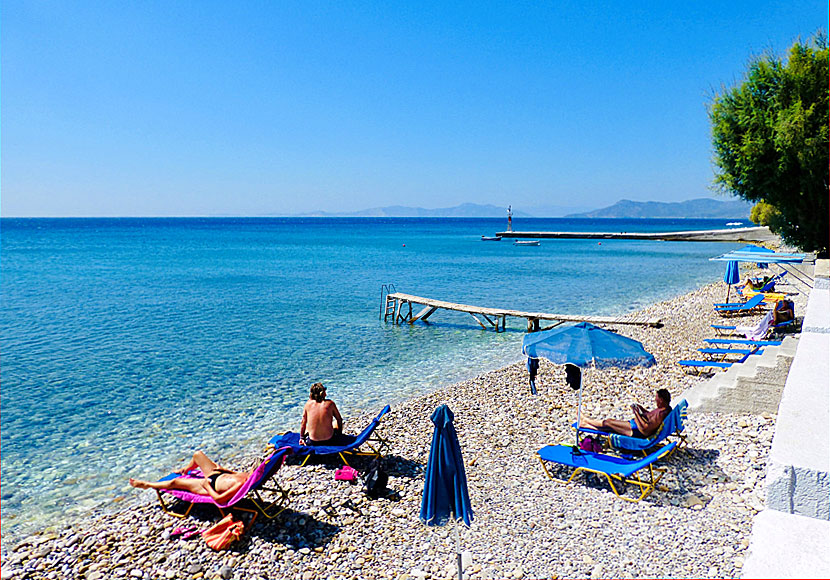 The best beaches in Samos. Balos beach.