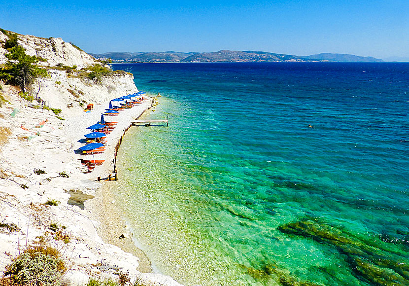 Pappa beach near Ireon on Samos in Greece.
