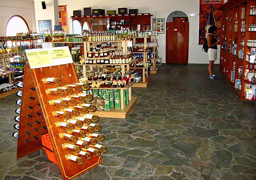 At Santo Wines you can buy unique wines from Santorini.
