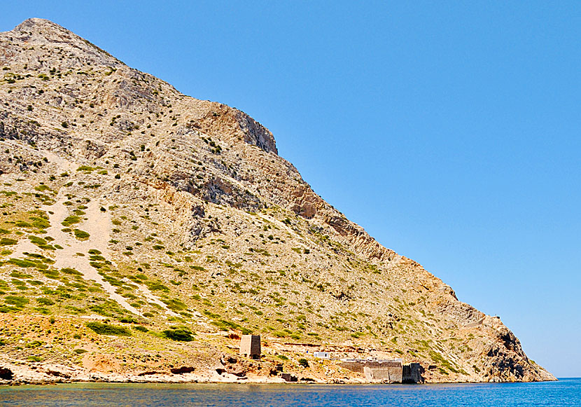 Defense towers at Sifnos in Greece.
