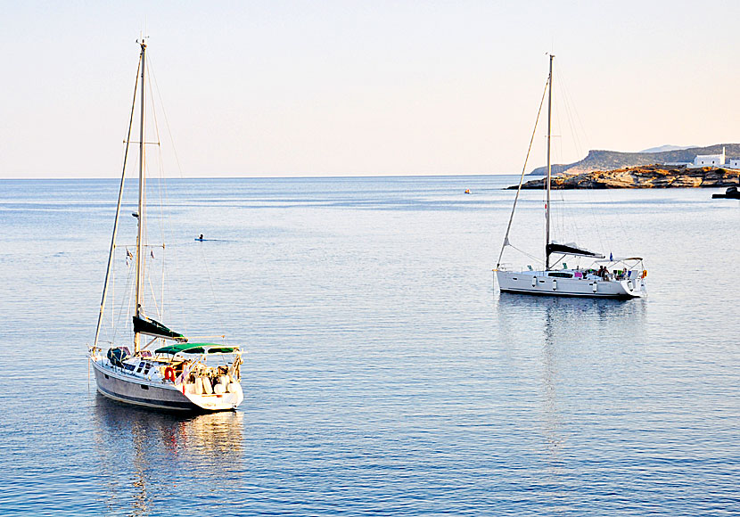 Faros is a very popular overnight port for sailors.