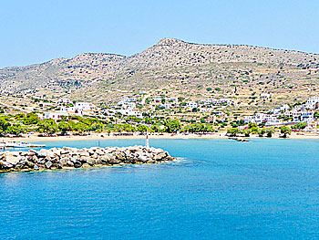 The village Alopronia on Sikinos.