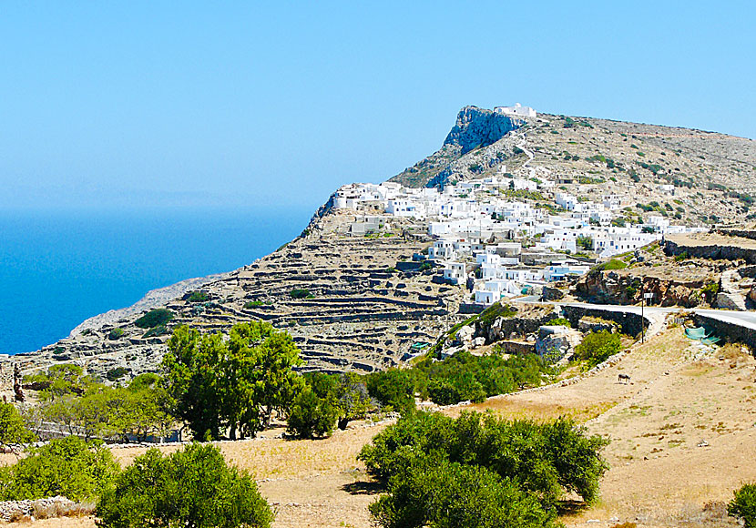 Kastro seen from Chorio in Sikinos.