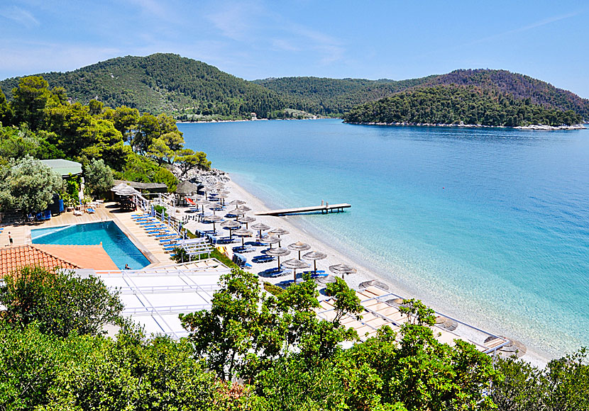 Adrina Beach Hotel on Skopelos.