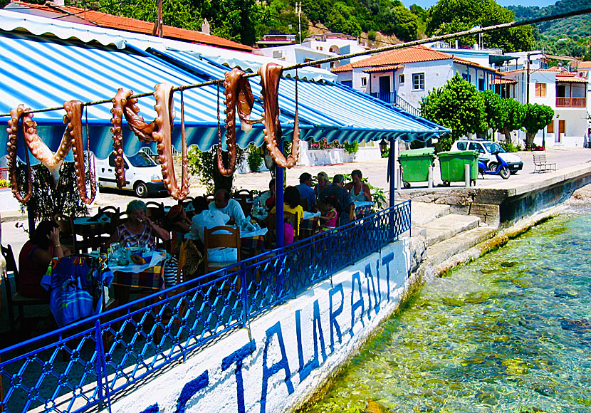 The fish restaurant Flisvos in Loutraki on Skopelos.