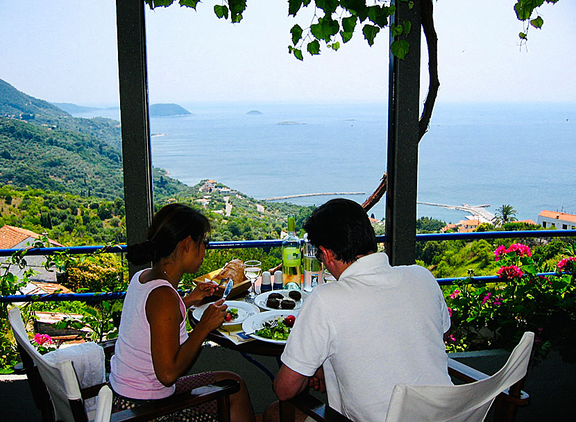 Taverna Agnanti in Glossa on Skopelos.