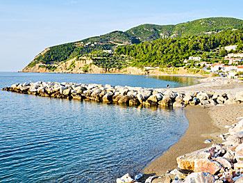 Skopelos Town Beach on Skopelos.