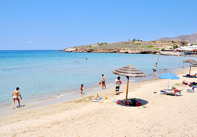 Don't miss Agathope beach when you travel to Finikas on Syros in the Cyclades.